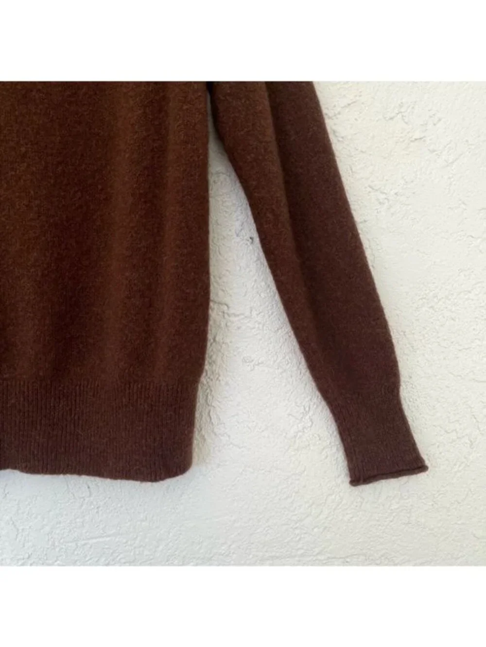 J Crew Rollneck brown sweater in Supersoft yarn merino wool & alpaca  size XXS
